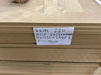 Bouwhout - mdf vochtwerend 9x1220x2440 mm (40x) - afbeelding 7 van  7