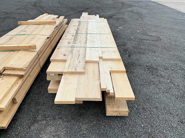 Bouwhout planken +/- 3m3 - afbeelding 3 van  14