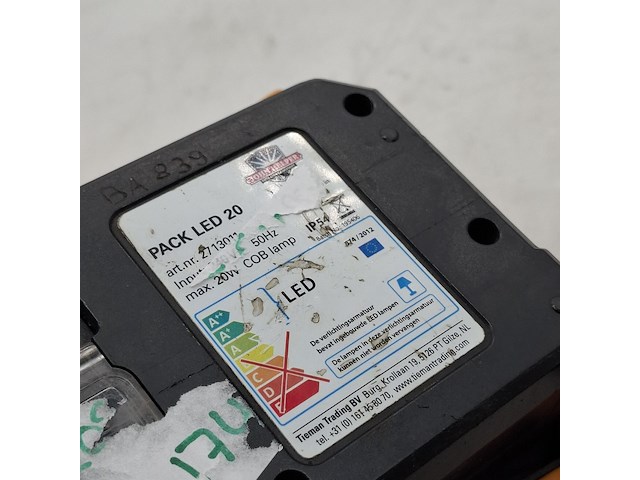 Bouwlamp, john helper, pack led 20 - afbeelding 5 van  5