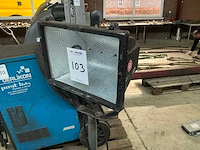 Bouwlamp met statief - afbeelding 2 van  4