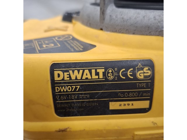 Bouwlaser, dewalt, dw077 - afbeelding 4 van  10