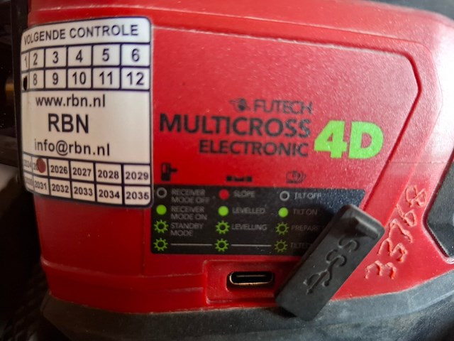 Bouwlaser futech, multi cross 4d - afbeelding 5 van  7