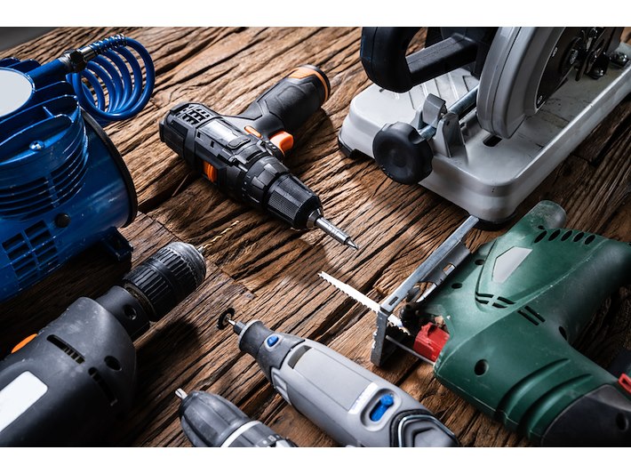 Bouwmateriaal en gereedschap