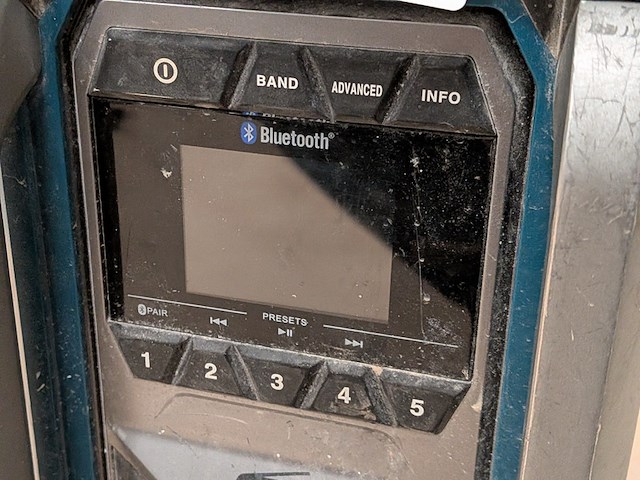 Bouwradio bluetooth / dab+, makita, mr007g, 2023 - afbeelding 7 van  9