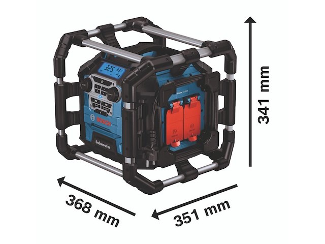Bouwradio bosch, bpb 18v-5c - afbeelding 2 van  5