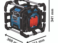 Bouwradio bosch, bpb 18v-5c - afbeelding 2 van  5