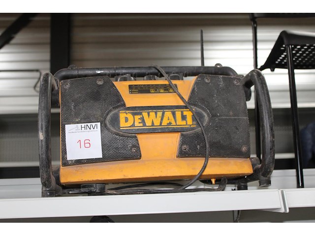 Bouwradio dewalt ( exclusief accu ) - afbeelding 1 van  2