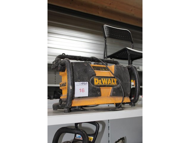 Bouwradio dewalt ( exclusief accu ) - afbeelding 2 van  2