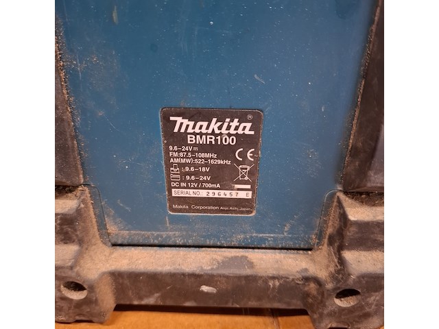 Bouwradio, makita, bmr100 - afbeelding 4 van  13