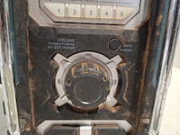 Bouwradio met 18v accu en oplader, o.a. makita, dmr 108, 2021 - afbeelding 7 van  12