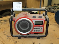 Bouwradio van perfect pro touch box met oplaadbare batterijen. - afbeelding 1 van  2