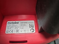 Bouwstofzuiger as20l, metabo, 2012000, groen - afbeelding 2 van  6