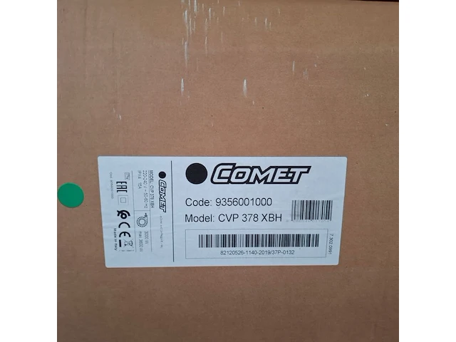 Bouwstofzuiger comet, cvp 378 xbh, bouwjaar 2019 - afbeelding 7 van  8