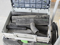 Bouwstofzuiger festool cleantec ctl 48 e met grote hoeveelheid hulpstukken. - afbeelding 3 van  4