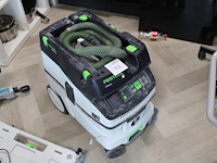 Bouwstofzuiger festool cth26 ei. geen steel met zuigmond. let op ! onderdeel van combinatiekavel b017 onderdeel van combinatiekavel combinatiekavel festool gereedschappen kavels b013 t/m b016. zaag-en werktafel met afzuiging. - afbeelding 1 van  4