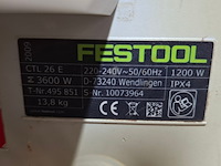 Bouwstofzuiger festool, ctl 26e, bouwjaar 2009 - afbeelding 5 van  7