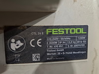 Bouwstofzuiger festool, ctl 26e, bouwjaar 2016 - afbeelding 6 van  7