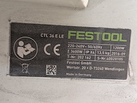 Bouwstofzuiger festool, ctl 36 e le, bouwjaar 2016 - afbeelding 8 van  8