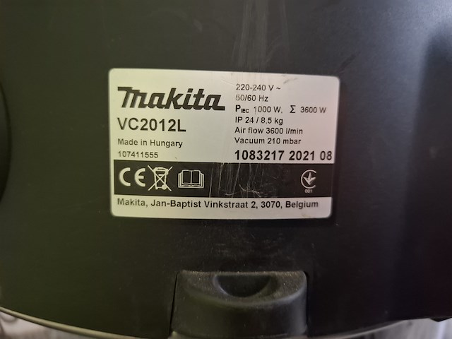 Bouwstofzuiger makita - afbeelding 4 van  4