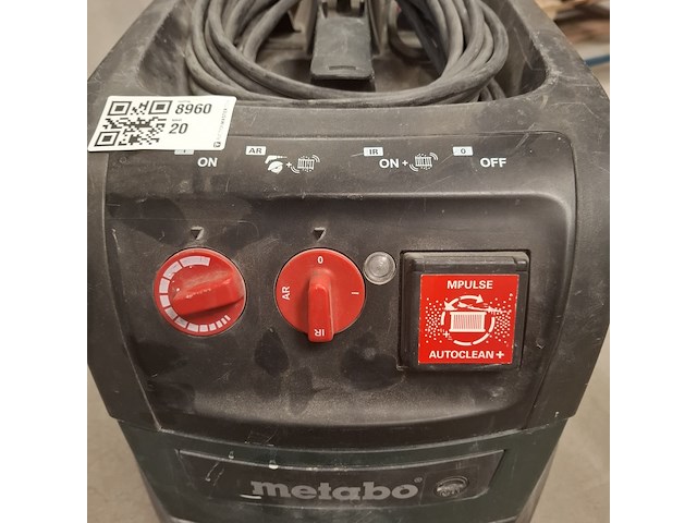 Bouwstofzuiger metabo, asr35acp, bouwjaar 2018 - afbeelding 6 van  6