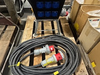 Bouwstroomkast en krachtstroomkabel bos elektro, midi laag, 63a - afbeelding 1 van  5