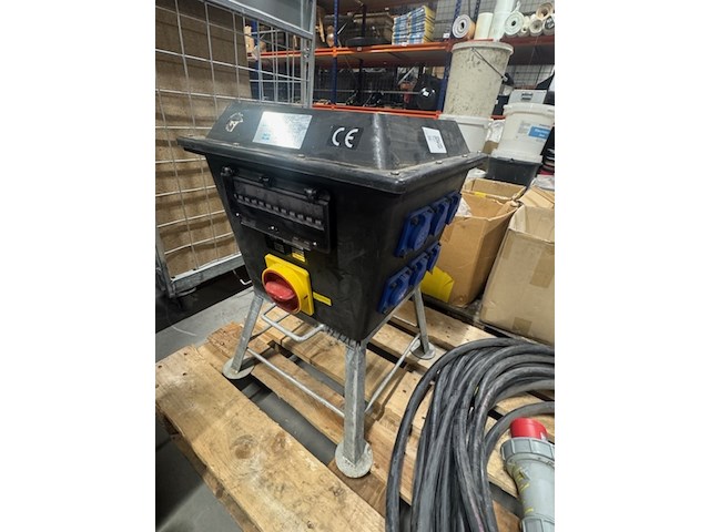 Bouwstroomkast en krachtstroomkabel bos elektro, midi laag, 63a - afbeelding 3 van  5