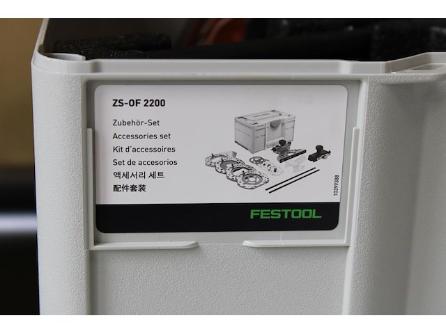 Bovenfrees festool of 2200 met accessoireset festool zs-of 2200 - afbeelding 5 van  6