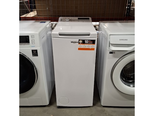 Bovenlader 7.0 kg, whirlpool 6 sense, wd80j600aw - afbeelding 1 van  10