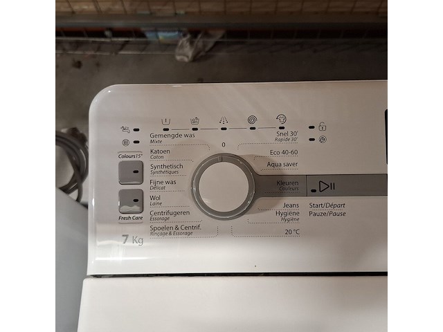 Bovenlader 7.0 kg, whirlpool 6 sense, wd80j600aw - afbeelding 6 van  10