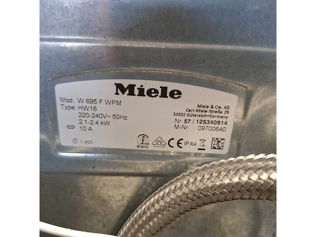 Bovenlader, miele a+++, w695f, 2023 - afbeelding 2 van  10