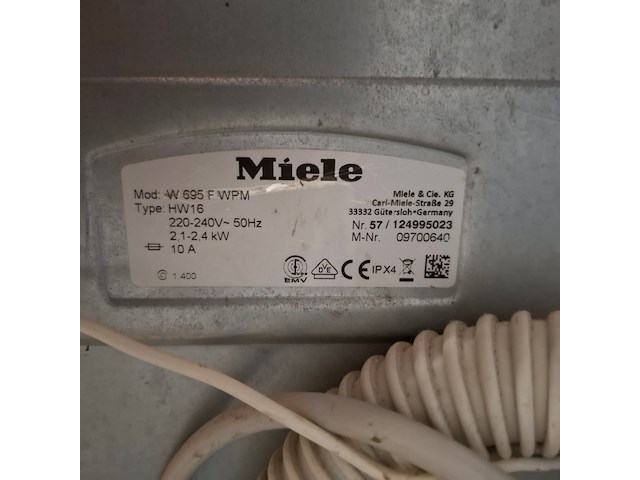 Bovenlader, miele a+++, w695fwpm - afbeelding 7 van  7