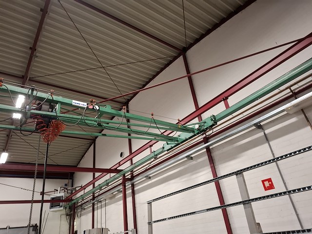 Bovenloopkraan v.v. loopkat demag / mennens, max 500 kilo - afbeelding 3 van  10