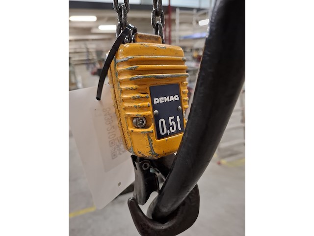 Bovenloopkraan v.v. loopkat demag / mennens, max 500 kilo - afbeelding 6 van  10