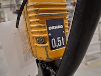 Bovenloopkraan v.v. loopkat demag / mennens, max 500 kilo - afbeelding 6 van  10