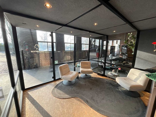 Bow - demontabele kantoorunit 500x360x225cm v.v. ontvangstbalie, airco unit - afbeelding 1 van  10