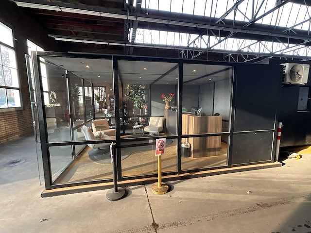 Bow - demontabele kantoorunit 500x360x225cm v.v. ontvangstbalie, airco unit - afbeelding 7 van  10