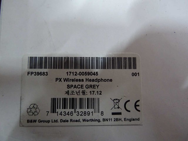 Bowers & wilkins - px - draadloze koptelefoon - afbeelding 5 van  5