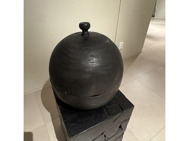 Bowl raw interiors, zwart, met deksel - afbeelding 4 van  4