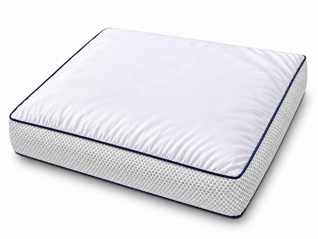 Box mesh antraciet hoofdkussen 50x60x10cm (384x) - afbeelding 3 van  4