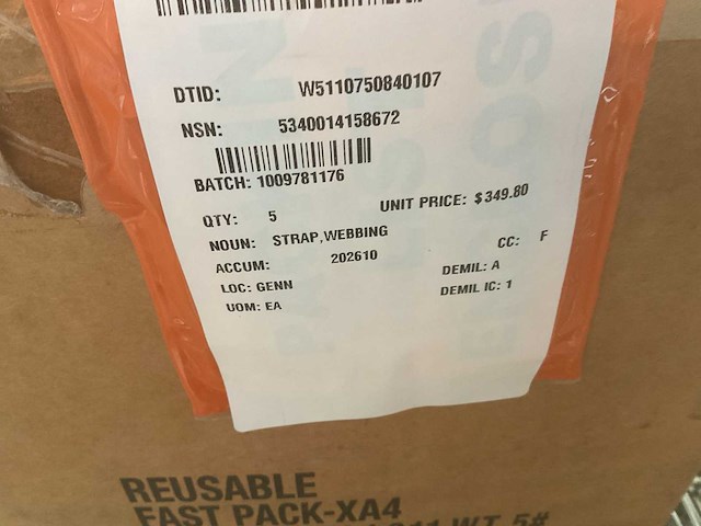 Box with webbing straps - afbeelding 3 van  3