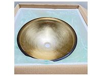 Boxart gold finish washing basin 420 mm bowl - 7510 - afbeelding 6 van  6