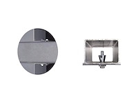 Boxbolt bq2z12 hollow profile fixing galvanised steel for steel construction zilver - afbeelding 3 van  3