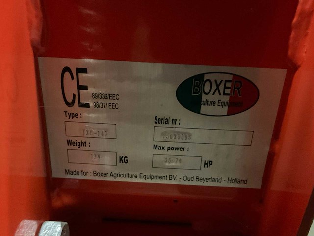 Boxer - txc-140 - snow pusher - afbeelding 8 van  8