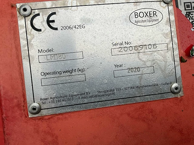 Boxer lm180 hydraulische klepelmaaier - afbeelding 5 van  15