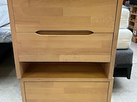 Boxpring 180x200 cm, matrassen en 2 nachtkastjes - afbeelding 2 van  6