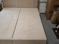 Boxsping met opbergruimte beige - afbeelding 3 van  5