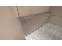 Boxspring – 120 x 200 cm – taupe – inclusief topper – pocketvering – cooltouch matrassen - afbeelding 1 van  4