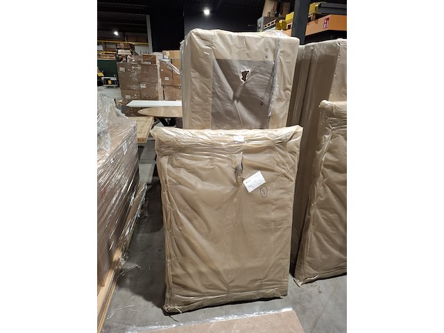 Boxspring 140x200 incl storage functie, bruin, 2025 - afbeelding 3 van  4