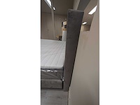 Boxspring – 160x200 cm – taupe – inclusief topper – pocketvering – cooltouch matrassen - afbeelding 2 van  5