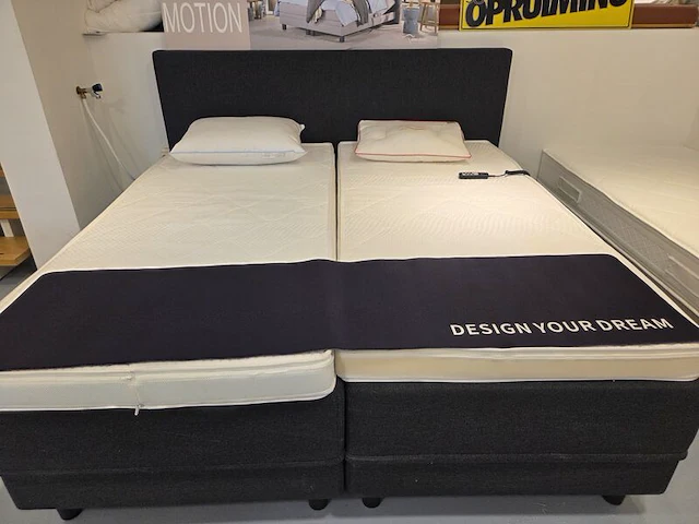 Boxspring 180x200 cm elektrisch verstelbaar, swiss sense - afbeelding 3 van  4